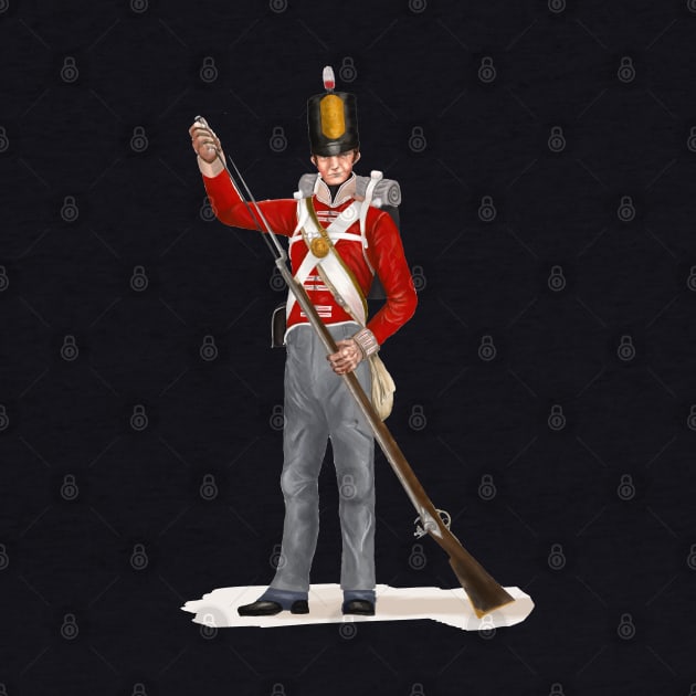 British Napoleonic Infantry (48th Regiment) by BearCaveDesigns